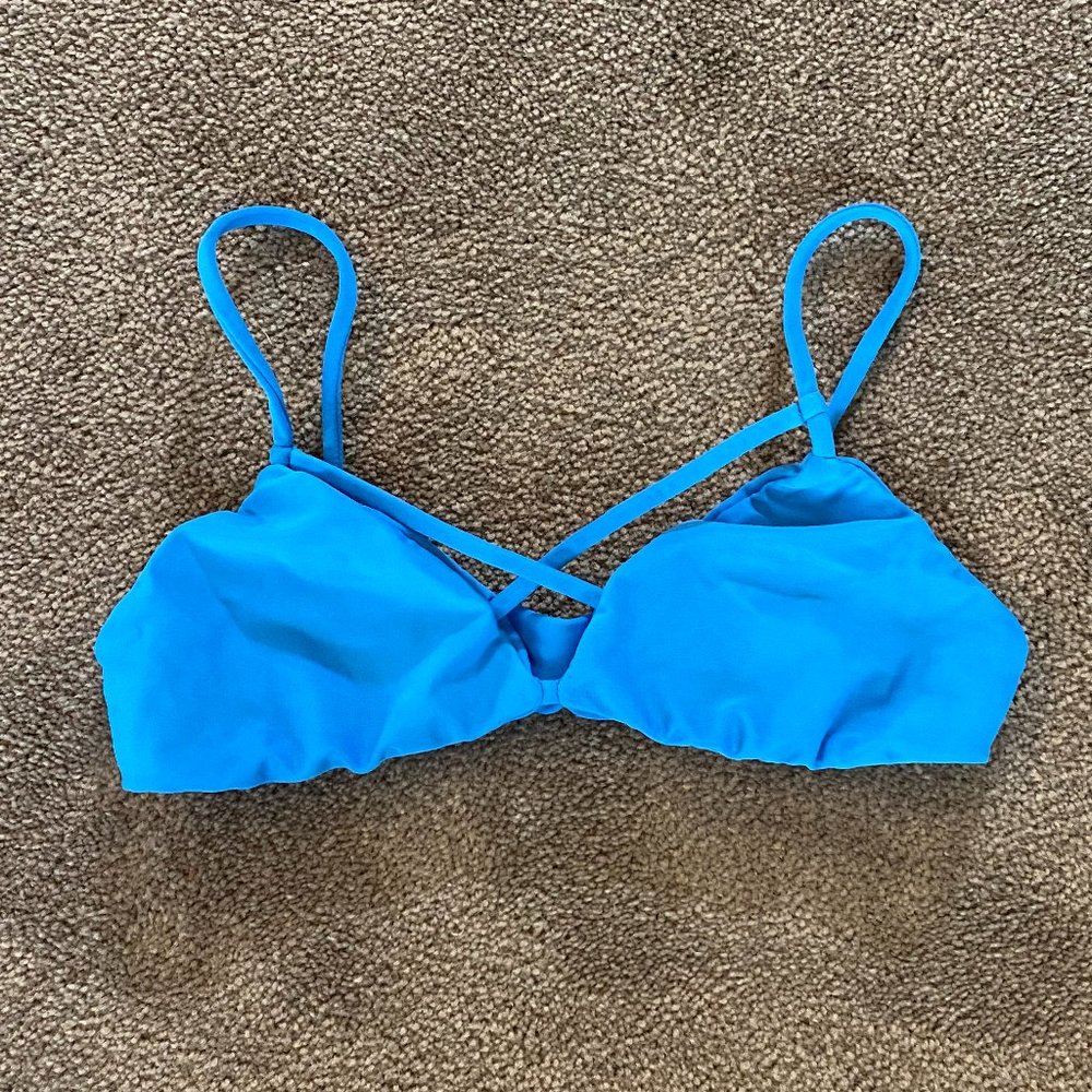 San Lorenzo Cross Front Bikini Top Size S